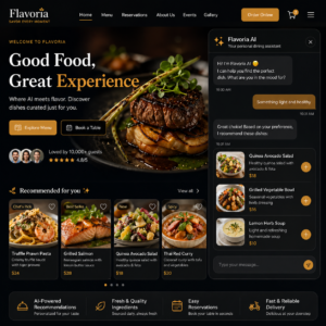 Alternative view of Thiết kế website chuẩn SEO tự động bằng AI cho nhà hàng quán cà phê