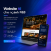 Thiết kế website chuẩn SEO tự động bằng AI cho nhà hàng quán cà phê