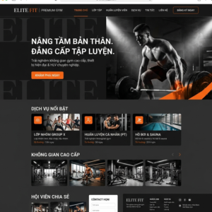 Alternative view of Thiết kế website chuẩn SEO tự động bằng AI cho ngành gym & thể thao