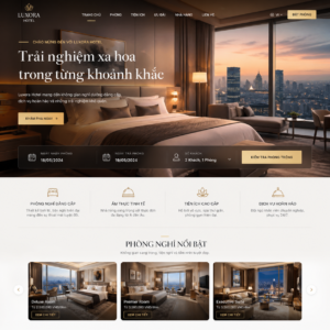 Alternative view of Thiết kế website chuẩn SEO tự động bằng AI cho ngành khách sạn & du lịch