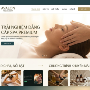 Alternative view of Thiết kế website chuẩn SEO tự động bằng AI cho ngành làm đẹp