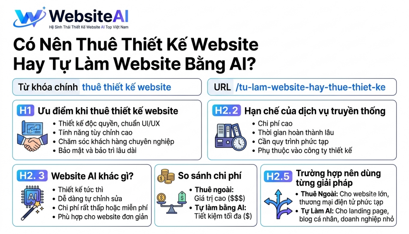 Có Nên Tự Làm Website Hay Thuê Dịch Vụ Thiết Kế Website?