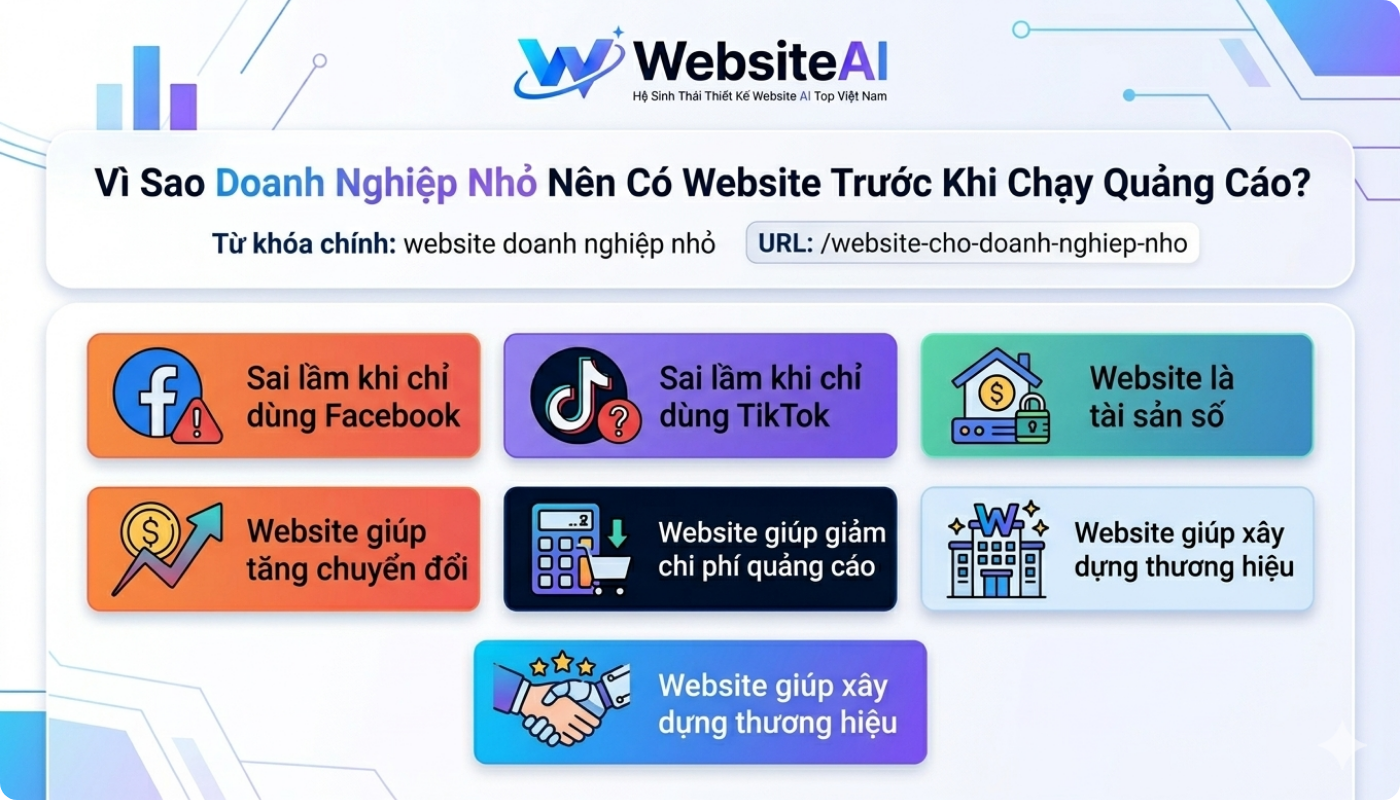 Vì Sao Doanh Nghiệp Nên Có Website Trước Khi Quảng Cáo?