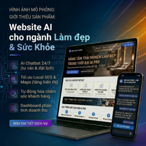 Website AI cho ngành làm đẹp & sức khỏe