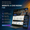 Website AI cho ngành nhà hàng & quán cà phê