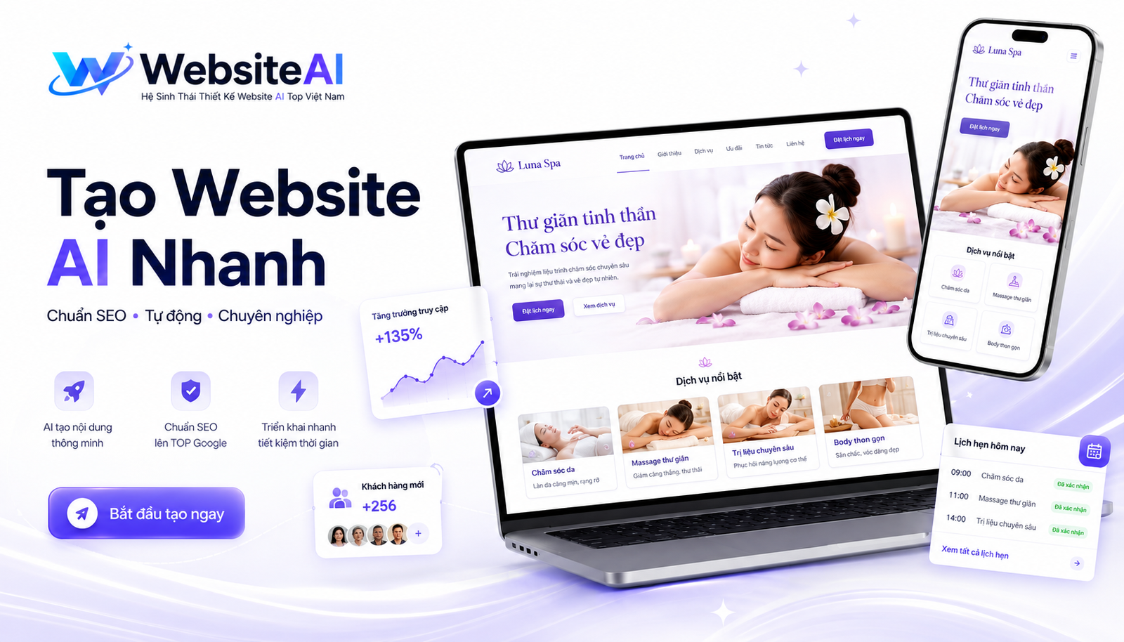 Cách tạo website