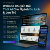 Website chuyển đổi thời AI cho ngành du lịch & lưu trú