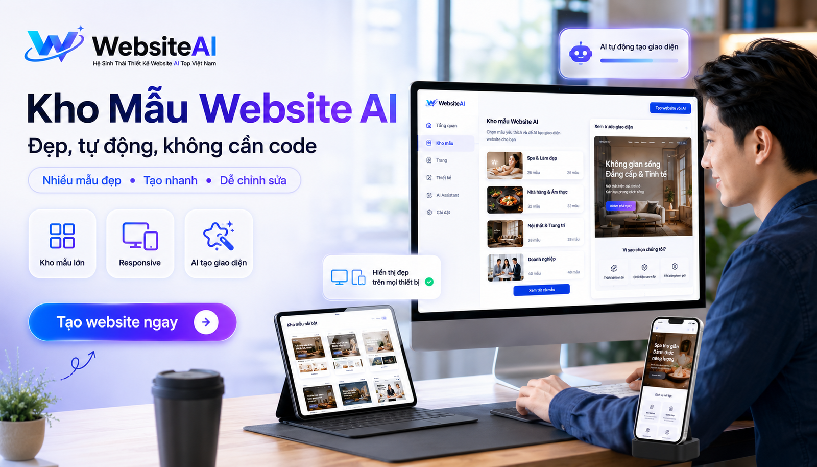mẫu website
