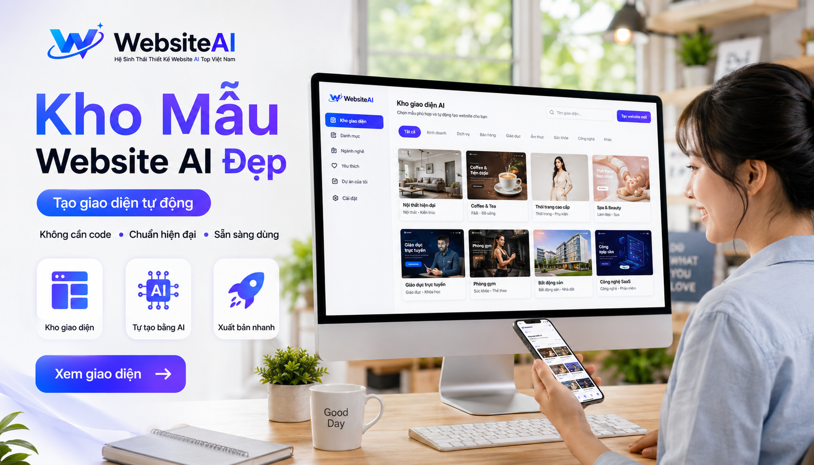 mẫu website