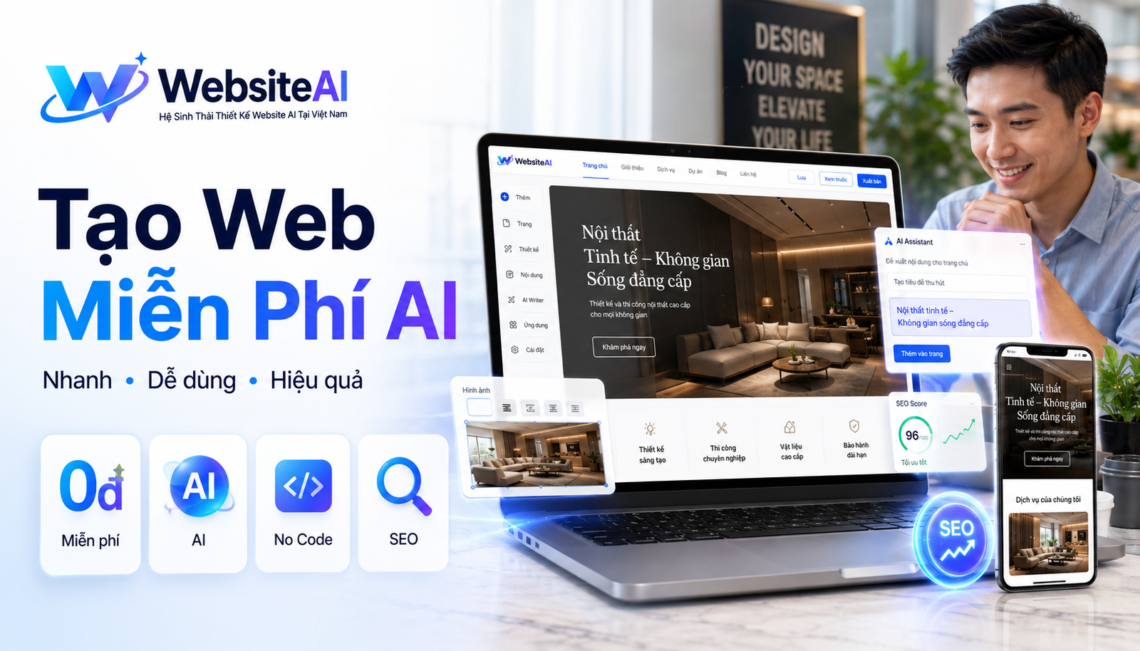 Tạo web miễn phí