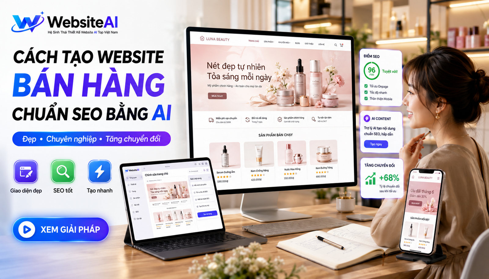 tạo website bán hàng