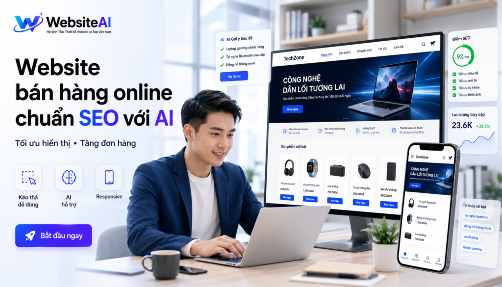 tạo website bán hàng