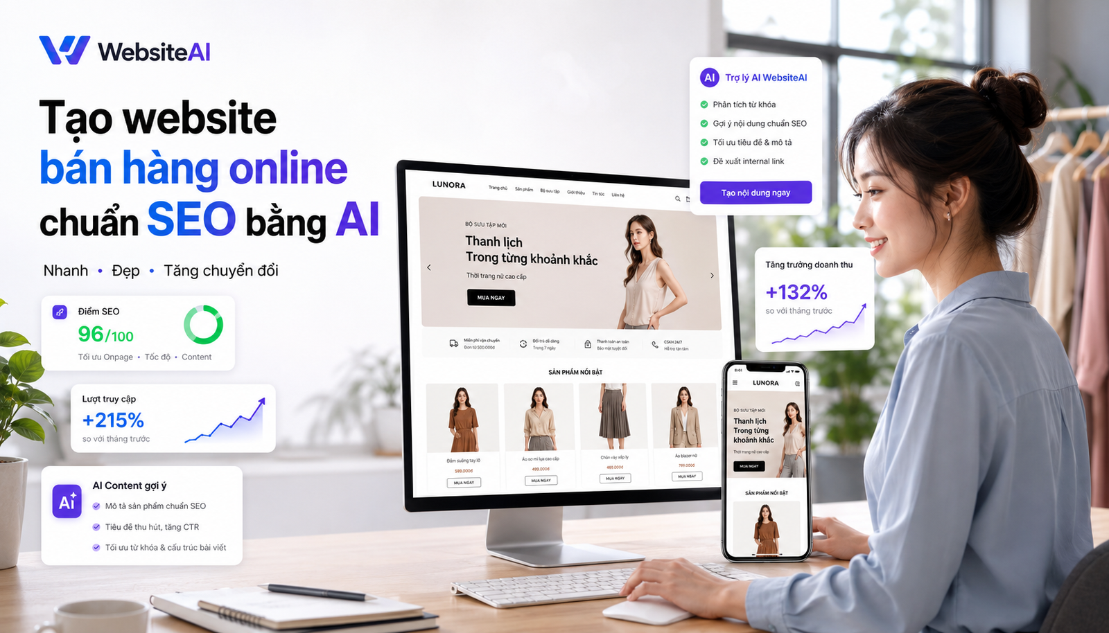 tạo website bán hàng
