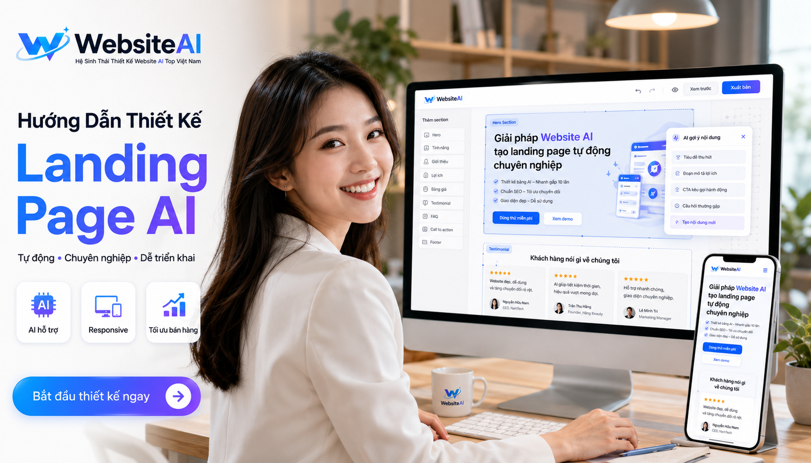 thiết kế landing page