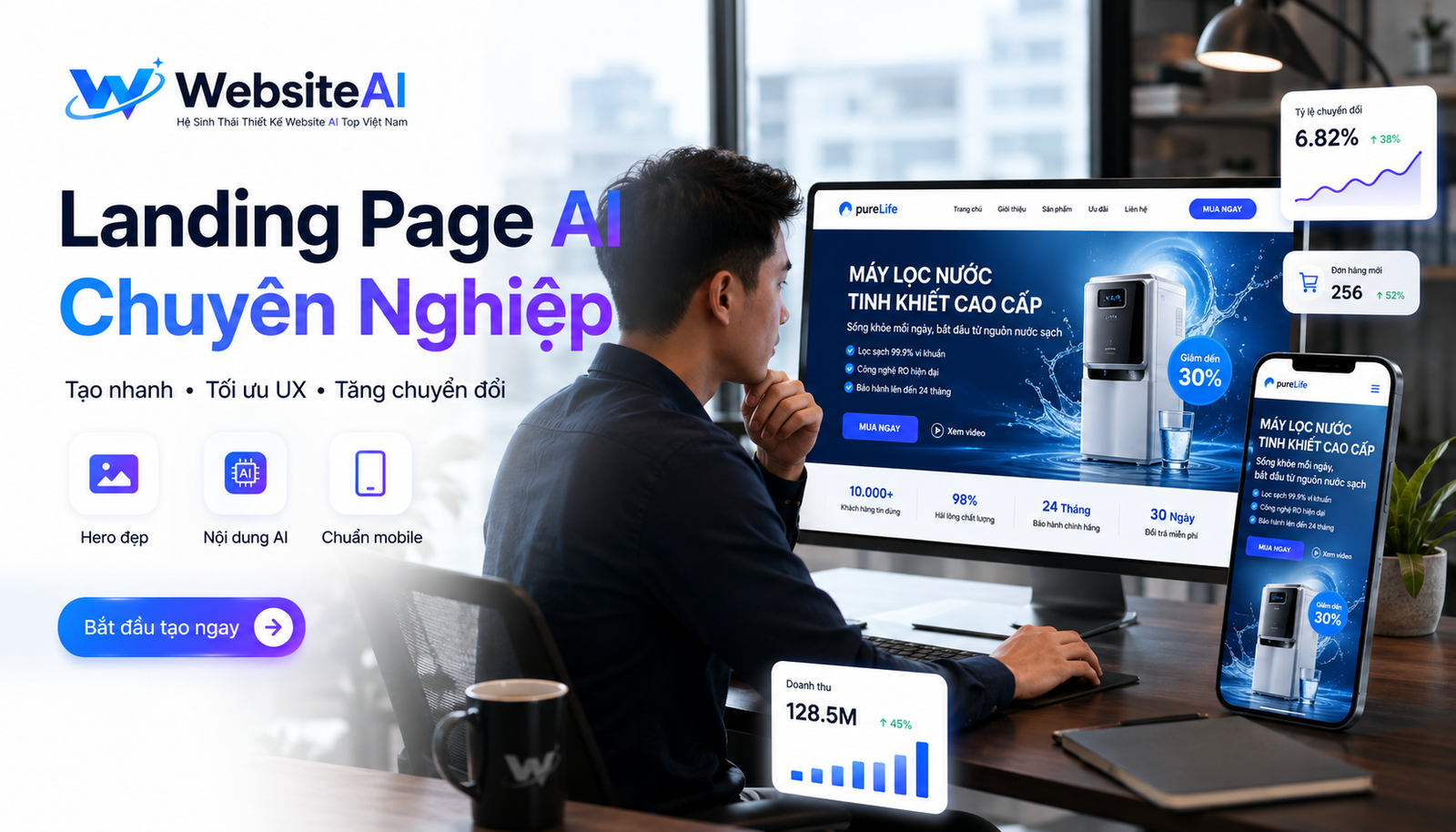 thiết kế landing page