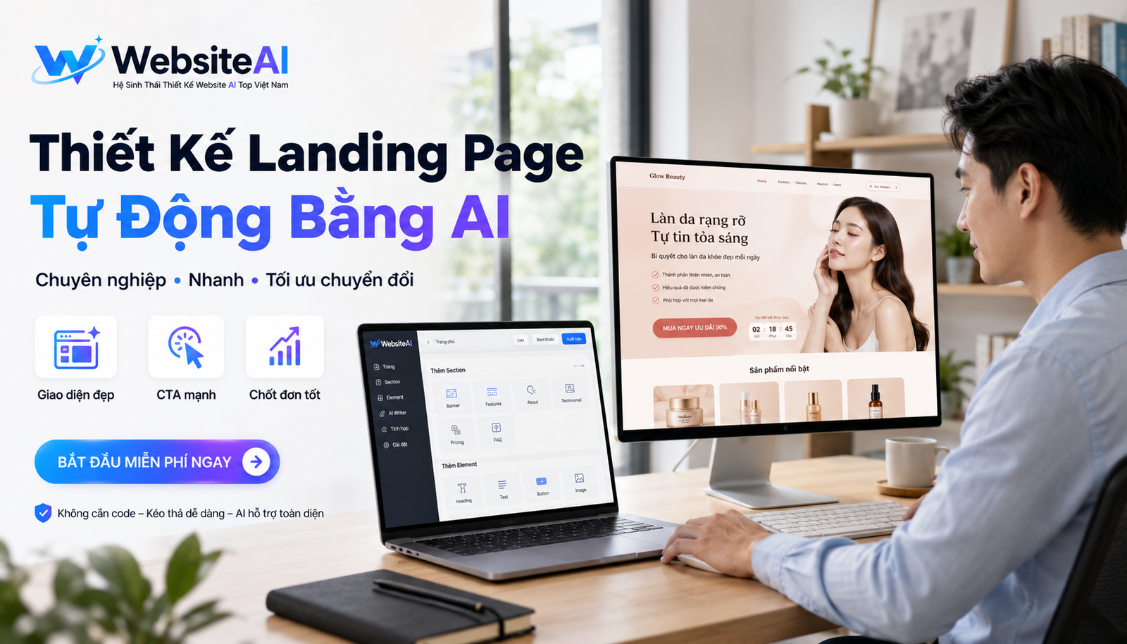 thiết kế landing page