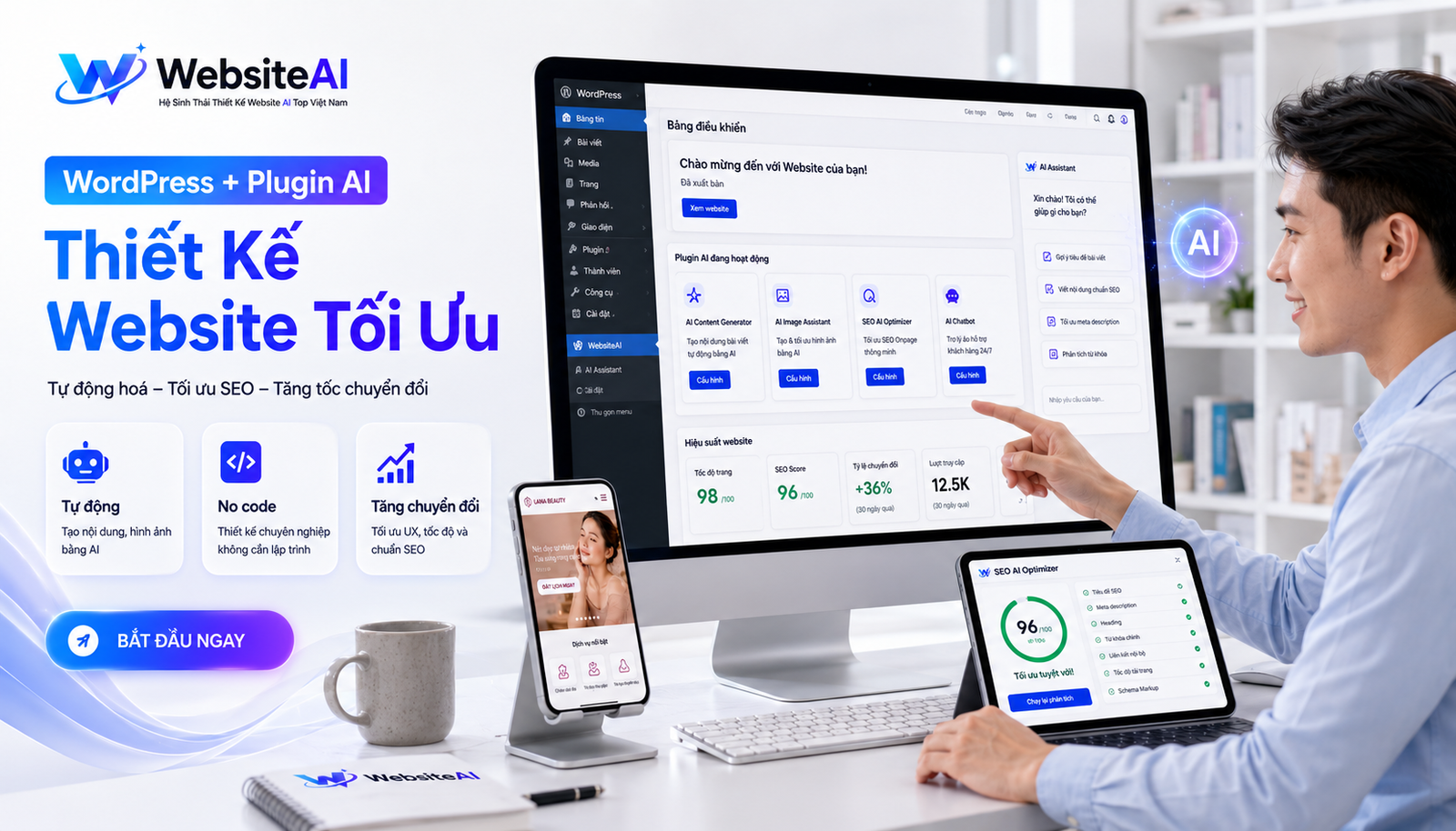 cách thiết kế website với wordpress