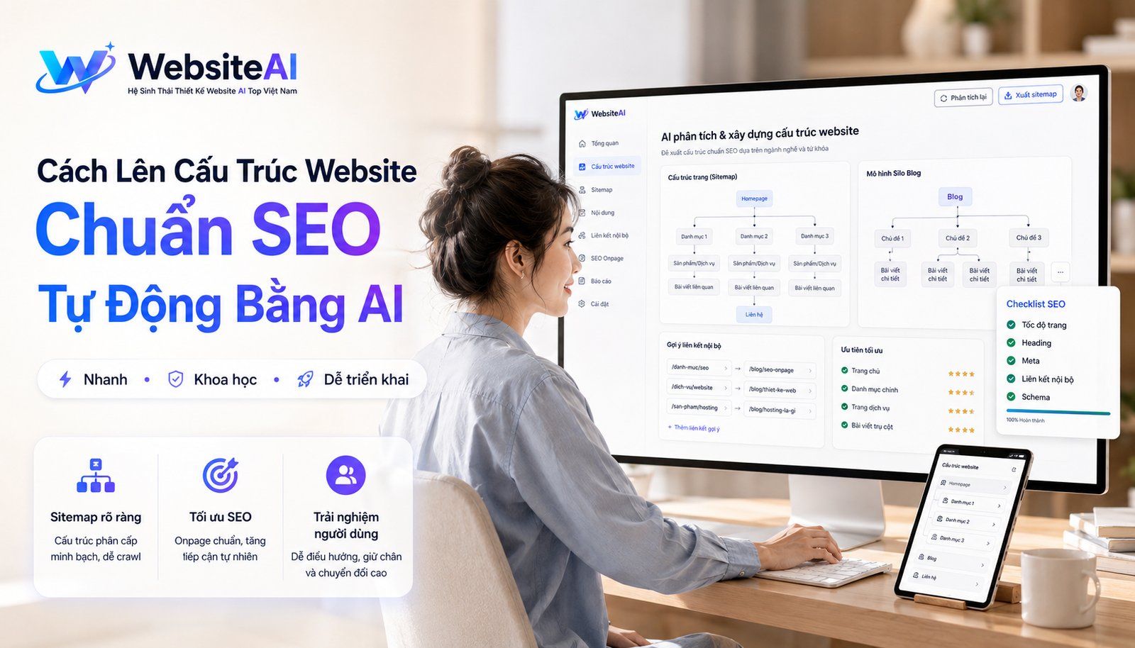 cấu trúc website