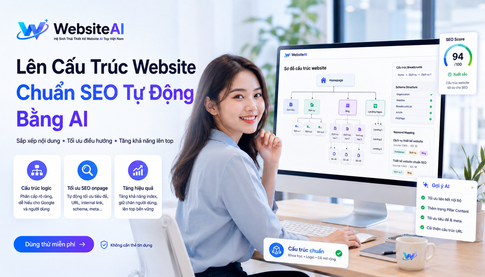 cấu trúc website