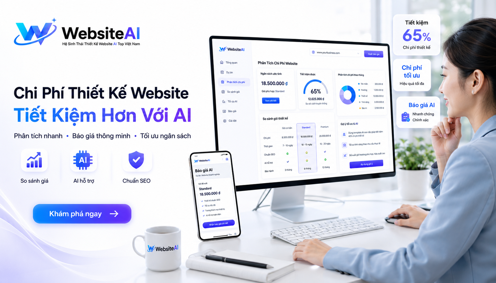 chi phí thiết kế website