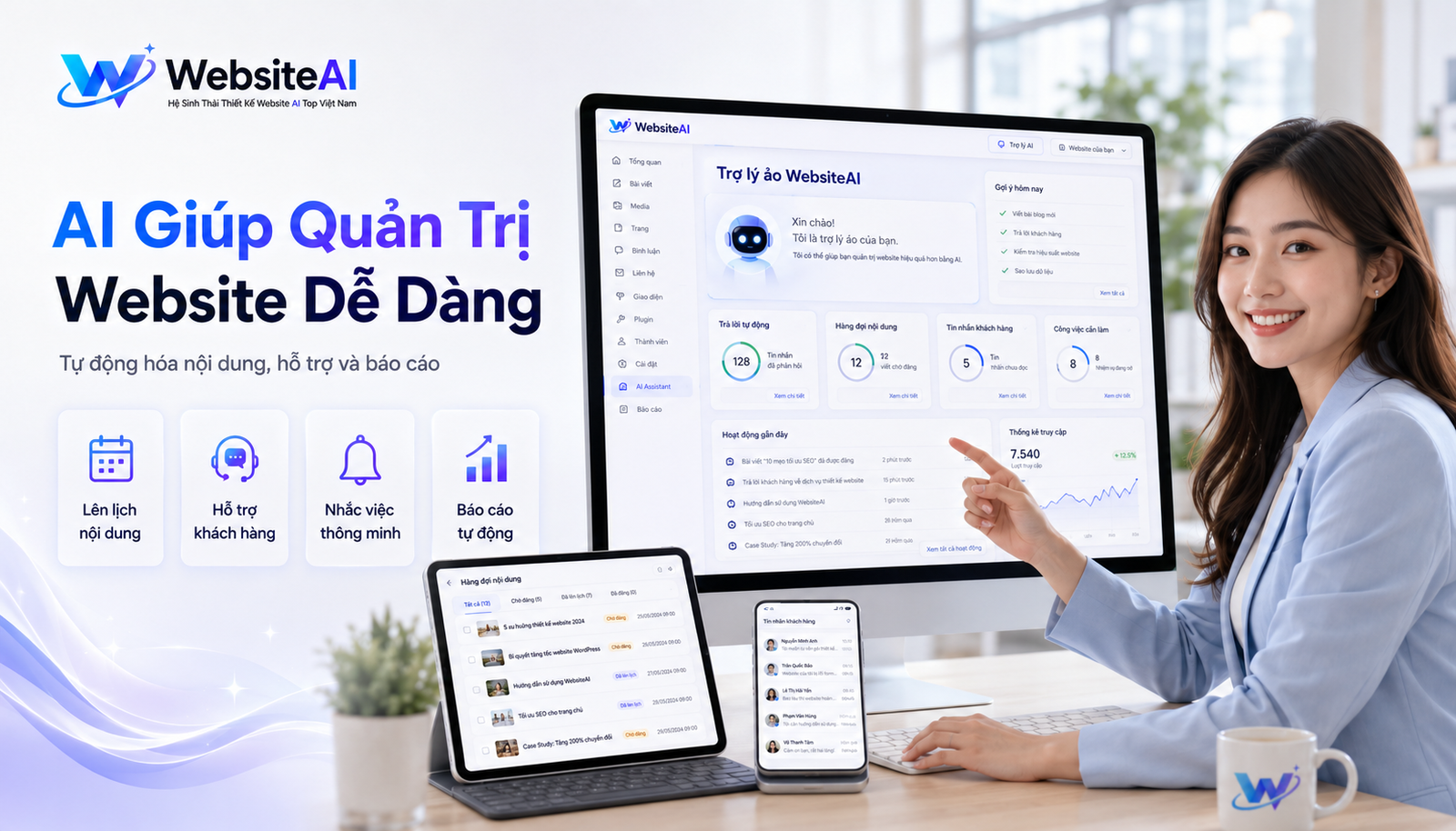 quản lý website