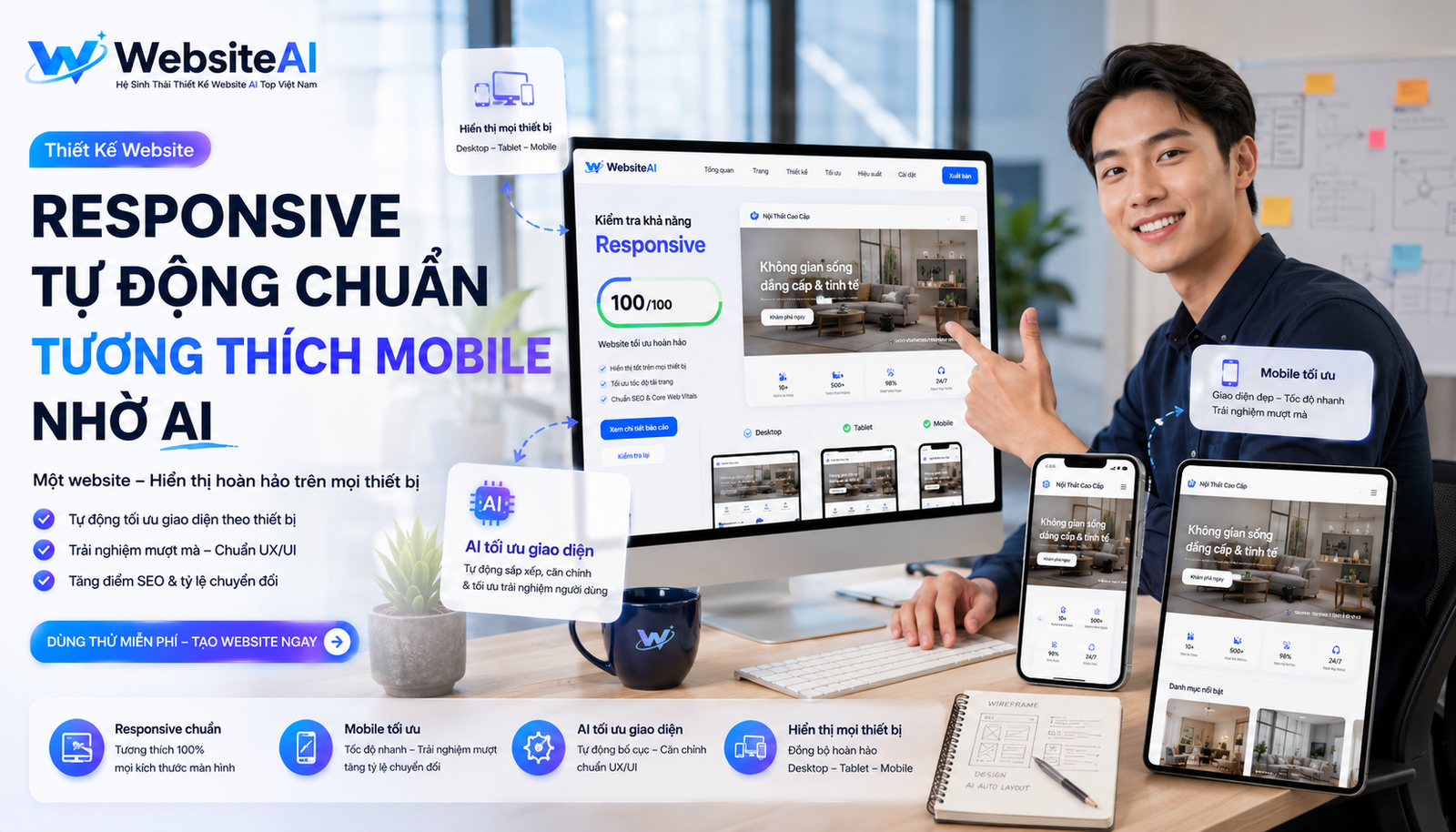 thiết kế website responsive